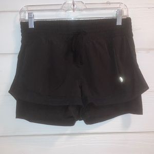 Lined athletic shorts